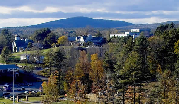 Mount Monadnock Overlooking Lakeside Franklin Pierce University  