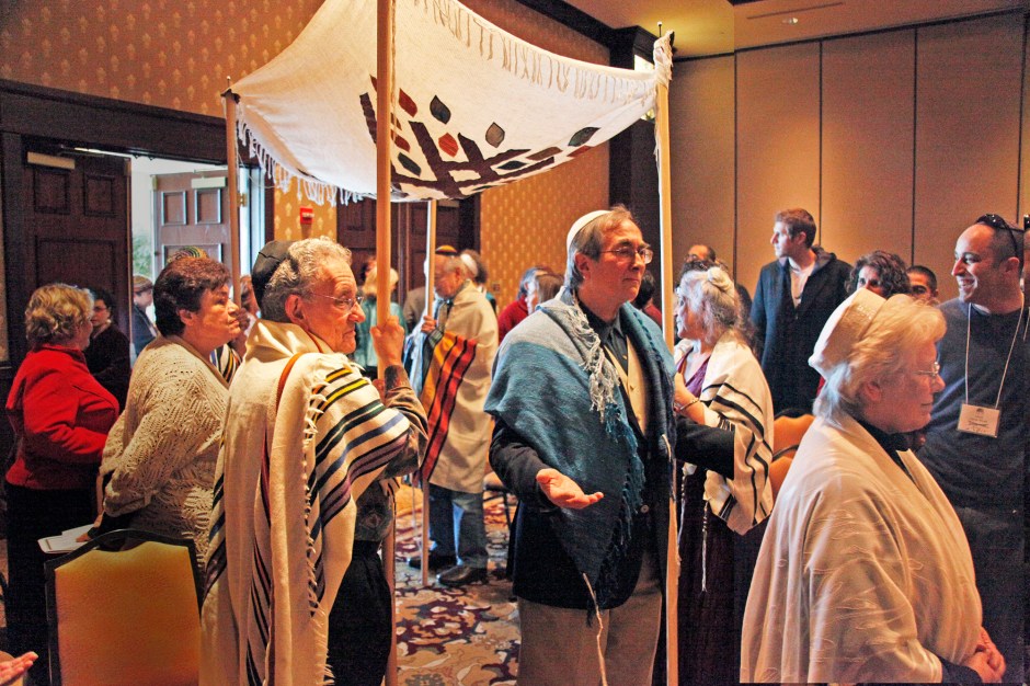 Cantor Yossi Weintraub joins 2012 Musmachim entering  Ordination Ceremony in Boulder Colorado, January 2012