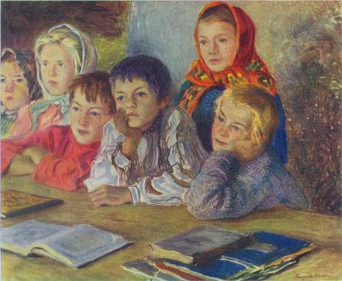 Nikolay Bogdanov-Belsky, Children in a Class