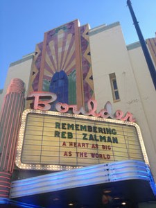 the theater marquee